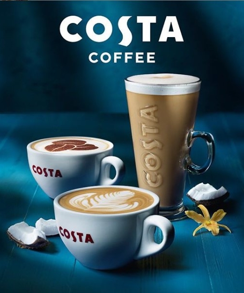 Согревающие напитки в Costa Coffee